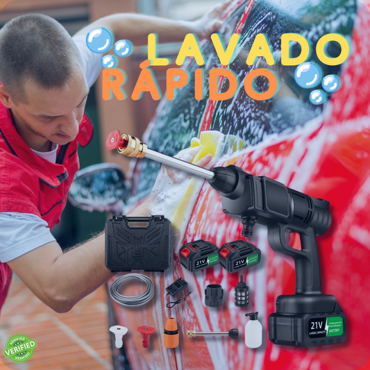 AquaBlast Pro 🫧 | Hidrolavadora Inalámbrica 🚗