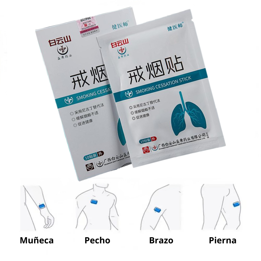 CeroHumo 💨 | 🚭 Parches Antitabaco | 20 Pz