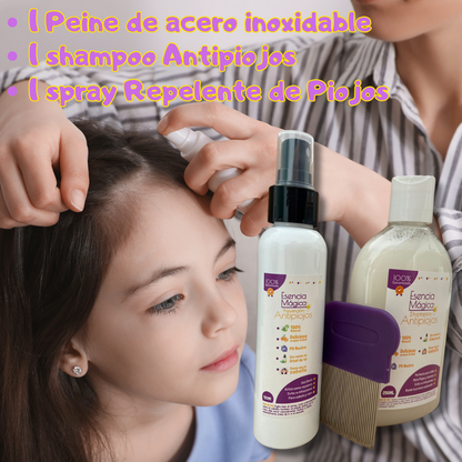 PiojoFree 💆🏻‍♀️ | Triple Kit Antipiojos 🫧